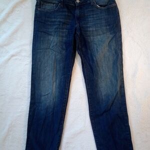 Mavi Women's Sonja Boyfriend Jeans - Dark Blue Size 32